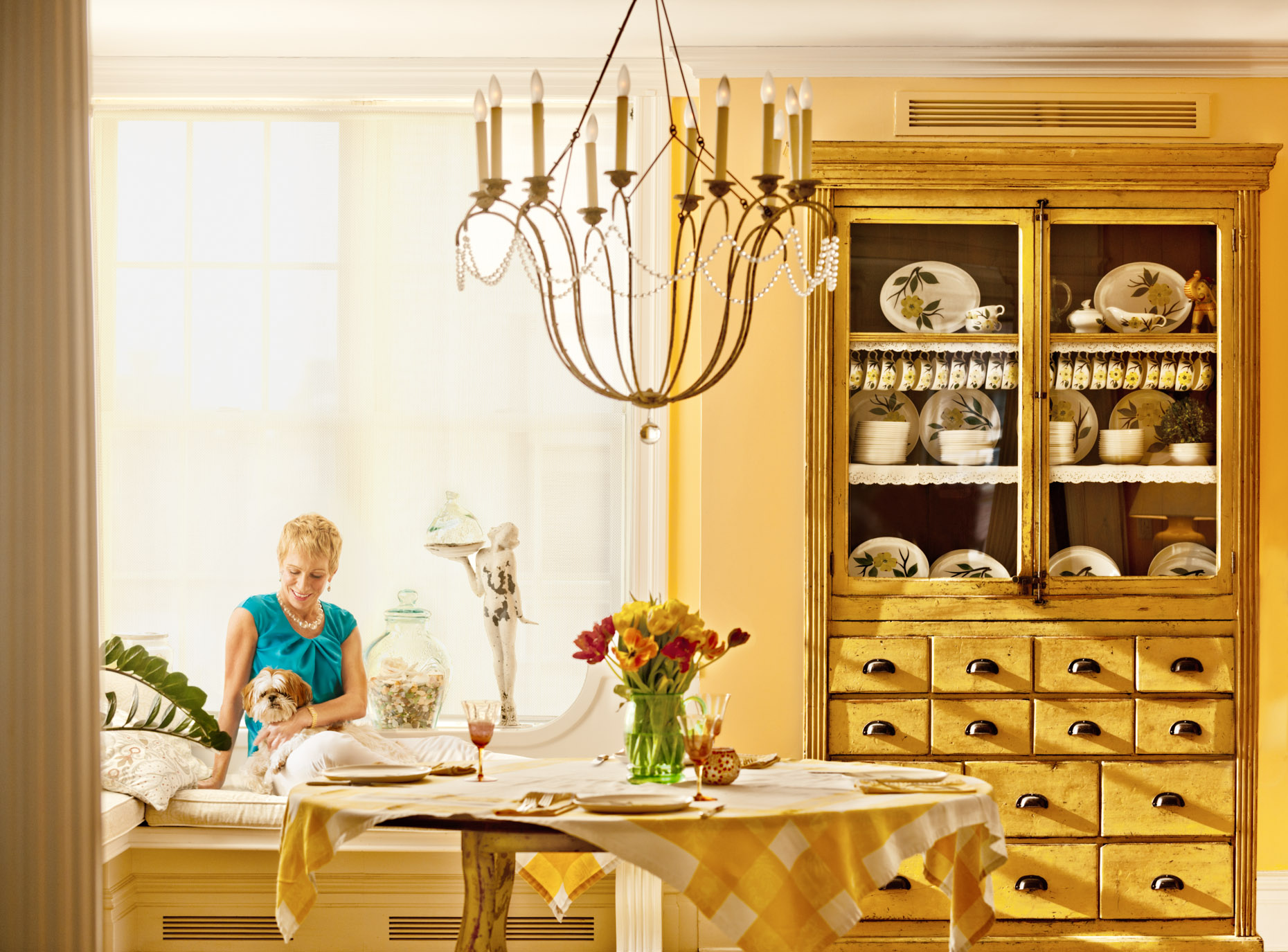 Barbara Corcoran | SUCCESS editorial | yellow dining room