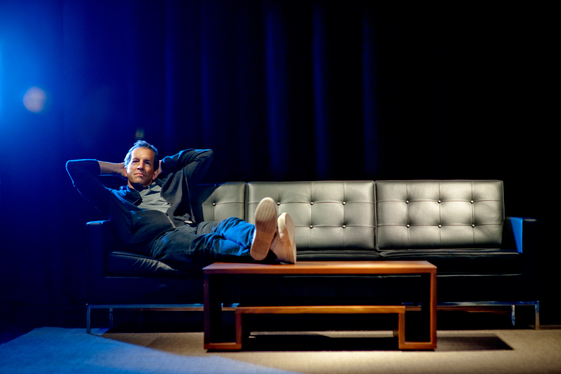 Kenneth Cole | Editorial Portrait | couch lounging