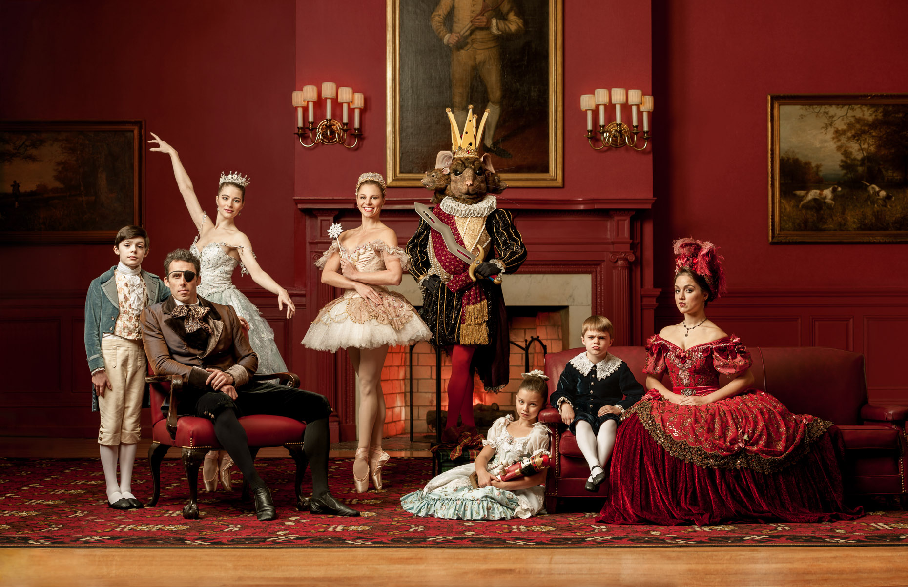 Nutcracker Group Portrait | Pennsylvania Ballet Advertising