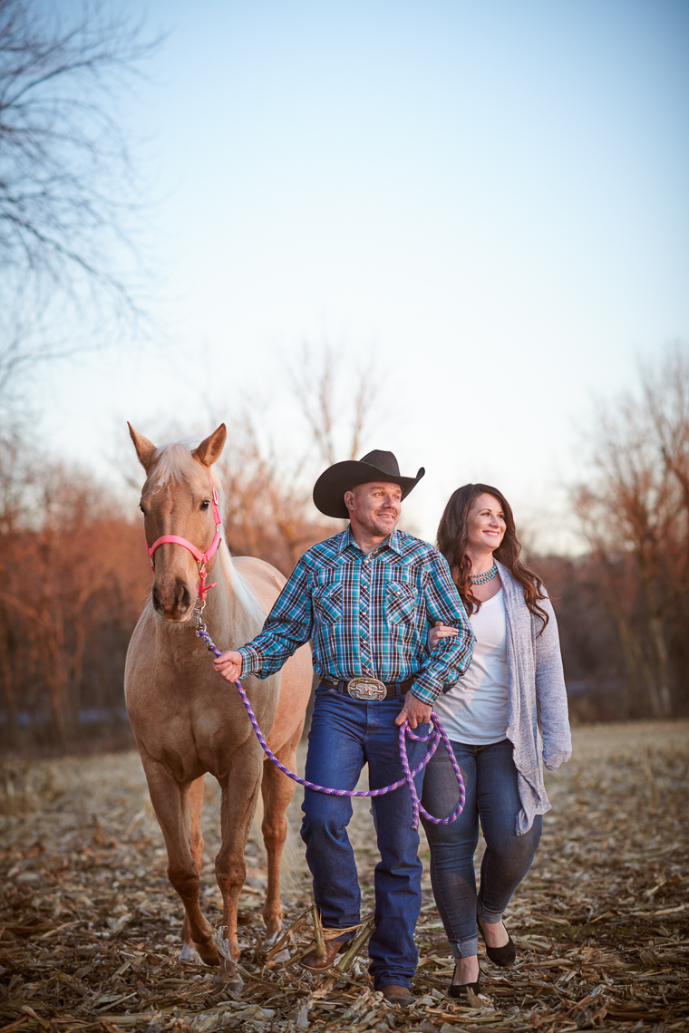 Welshans Couple | Cowboy Horse | Editorial Photographer