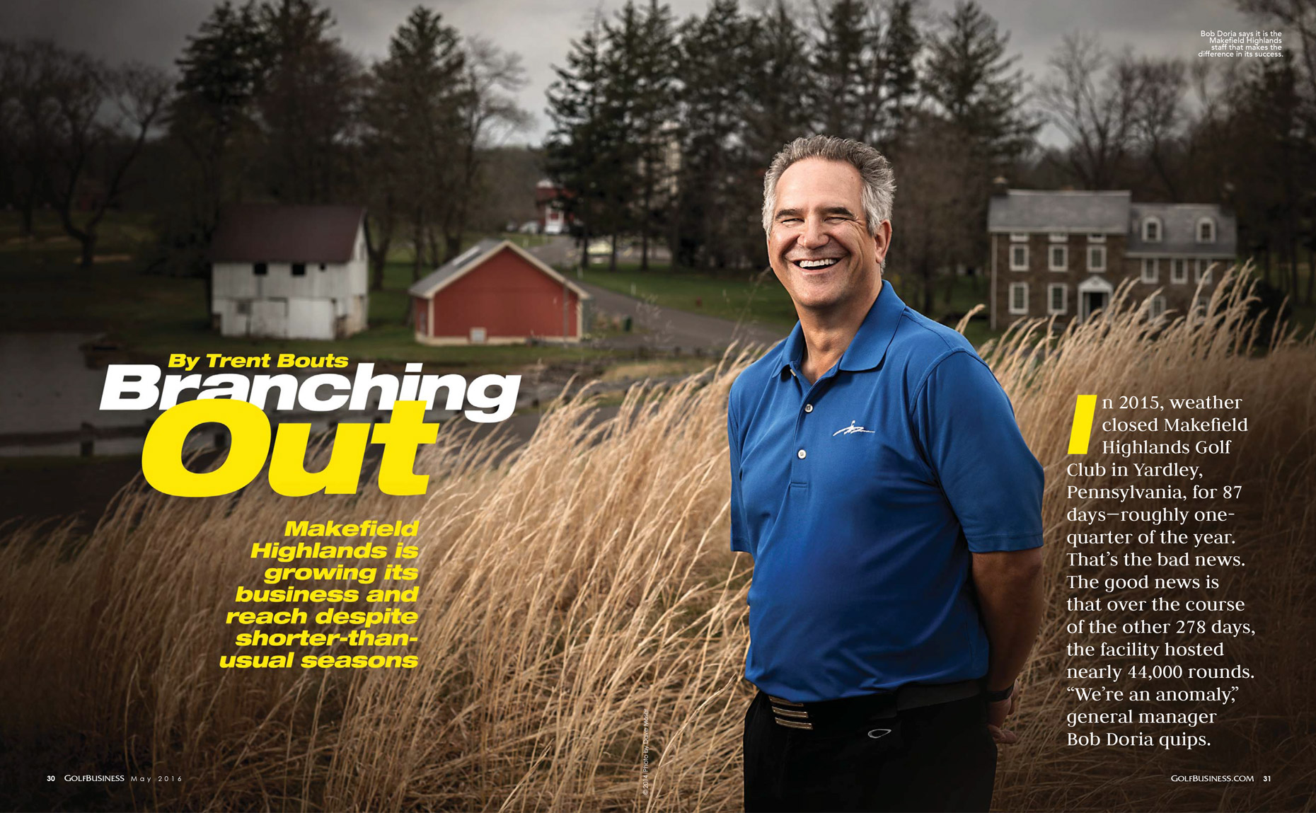 Bob Doria | Makefield Highlands GM | Golf Business Editorial