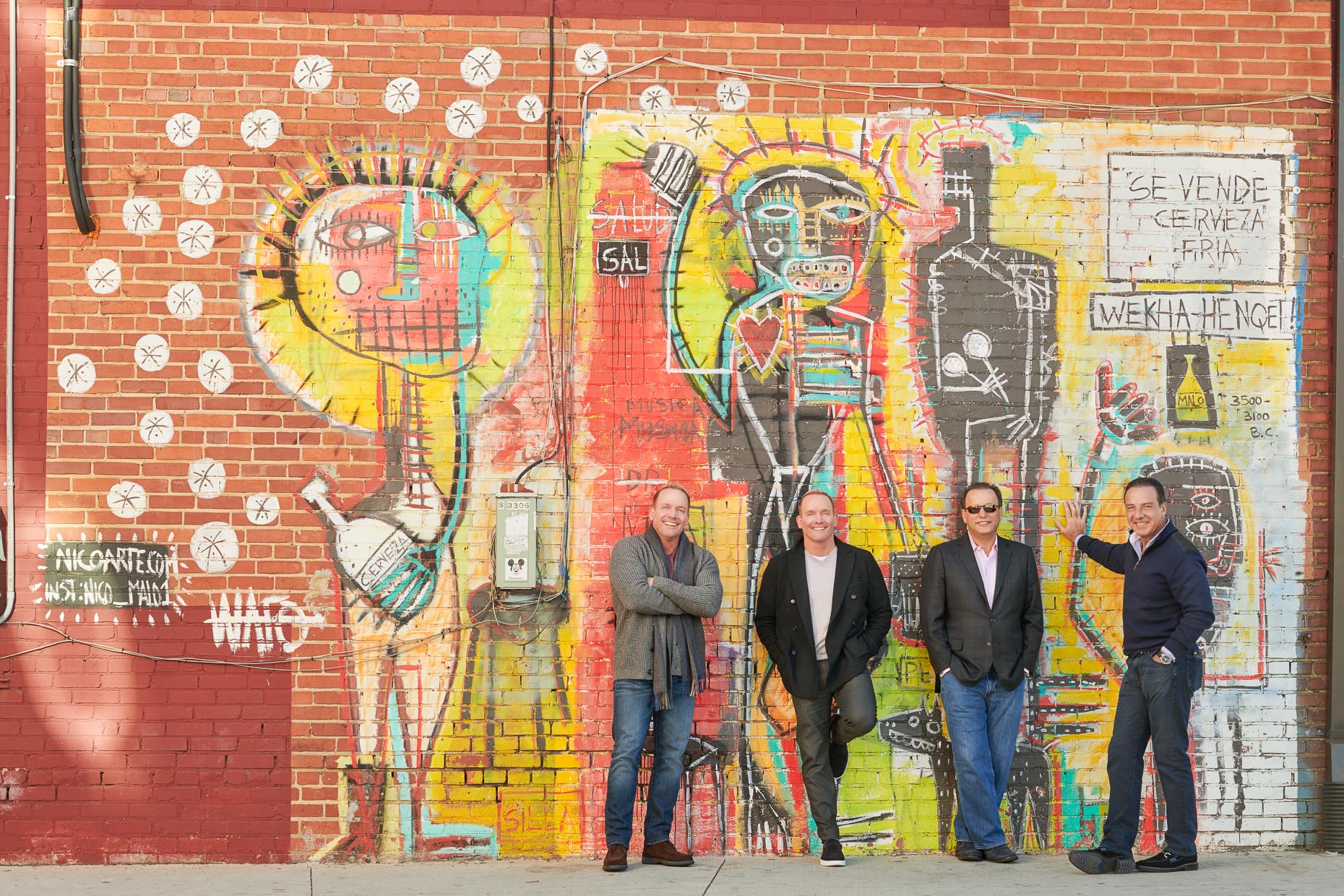 ACN Founders graffiti wall | Charlotte editorial