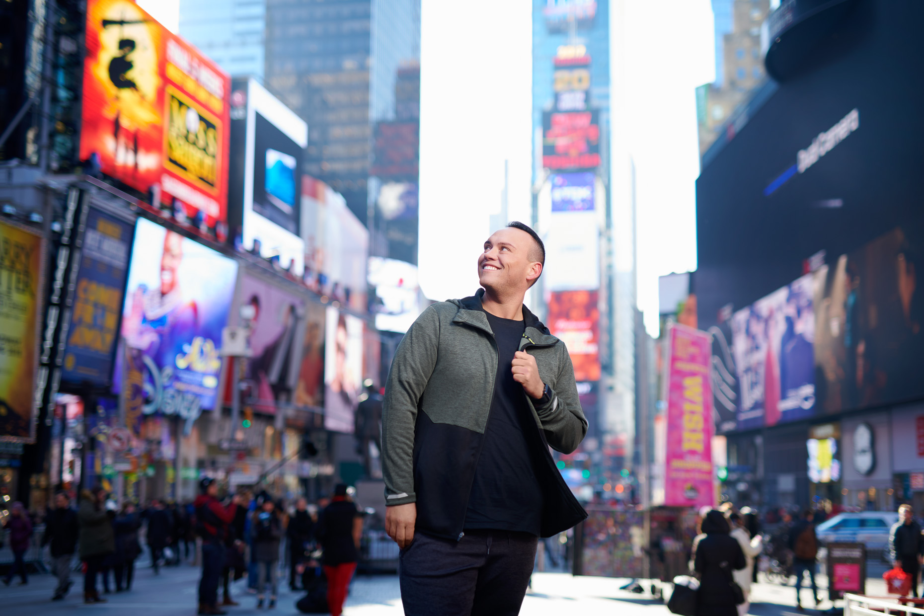 Dustin Brand | Le-Vel editorial | NYC Times Square