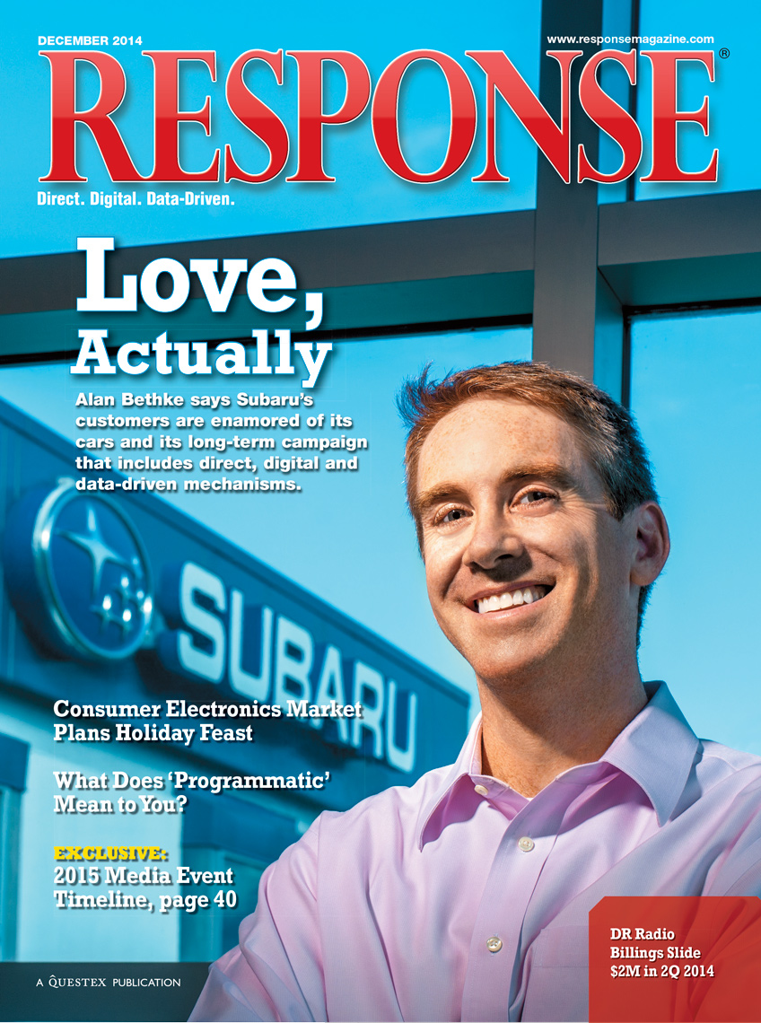Alan Bethke of Subaru | Response Cover Editorial