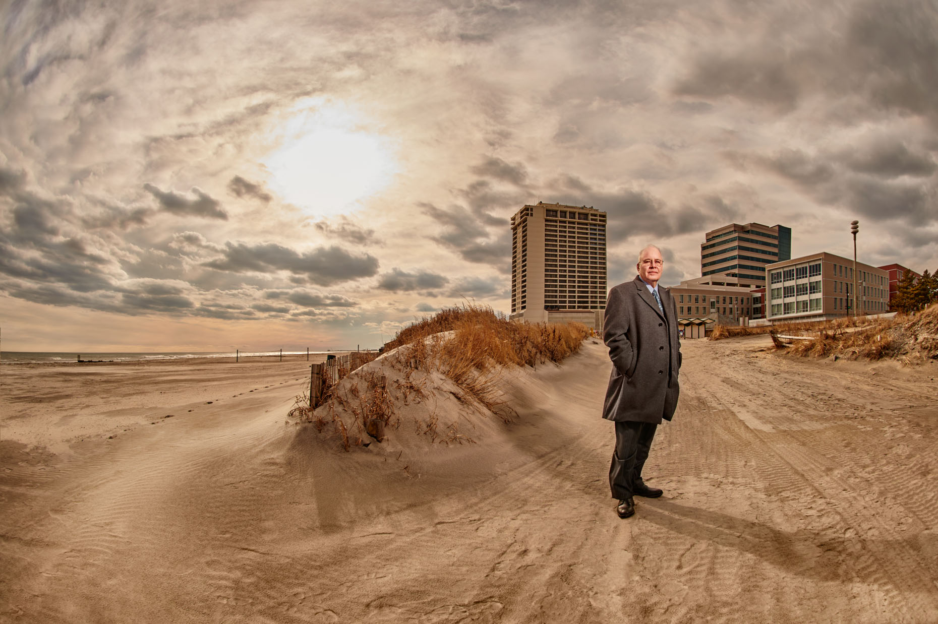 Dr. Harvey Kessleman on beach | Stockton editorial