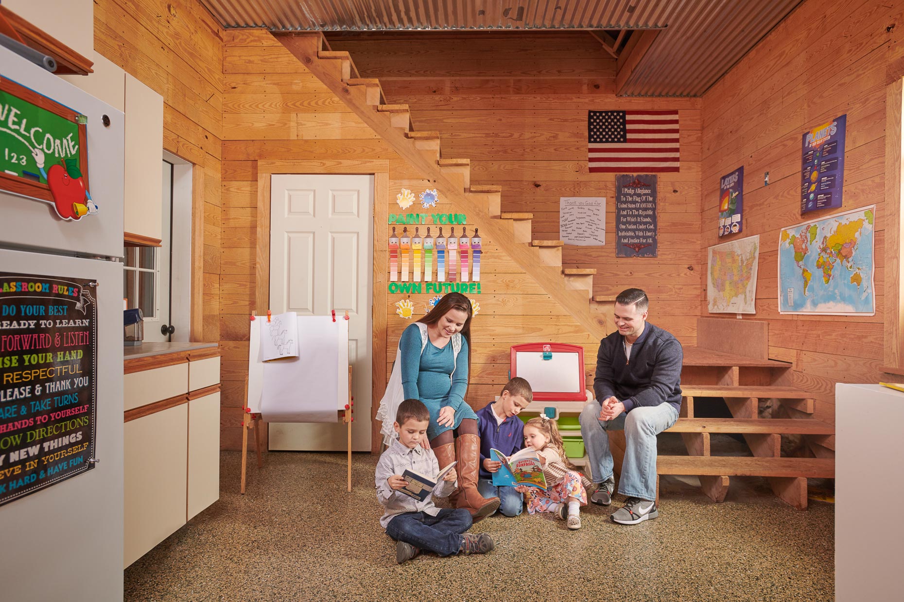Home School Education | Family | Editorial Photographer