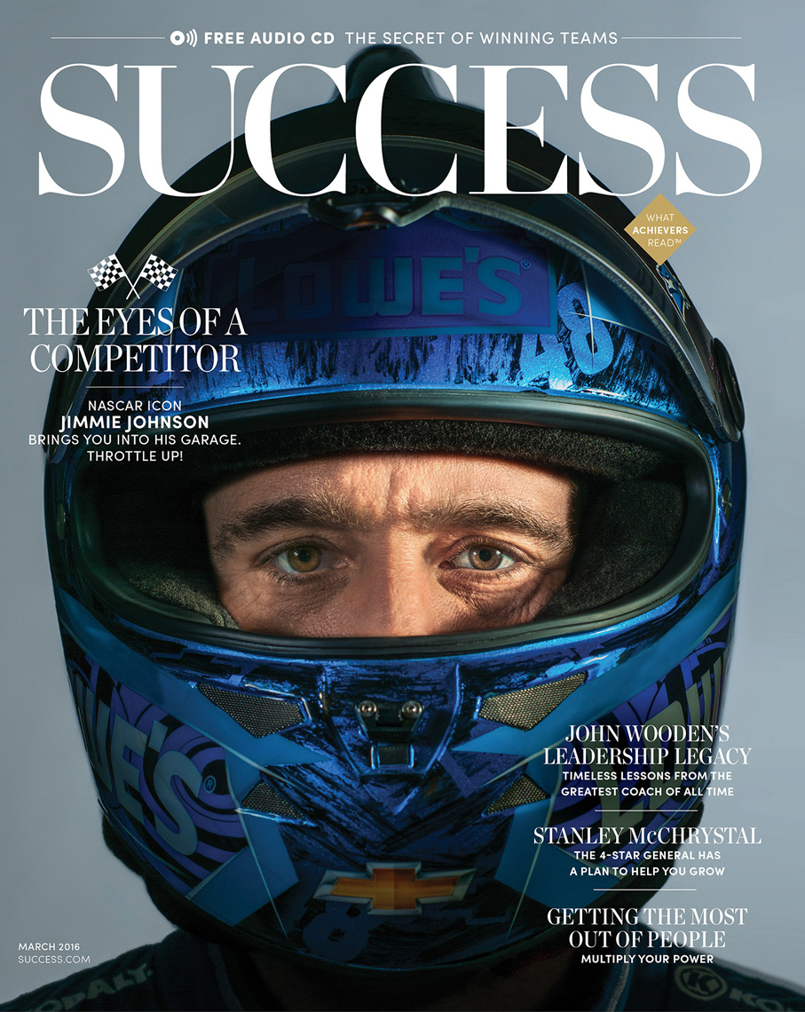 Jimmie Johnson Cover | Editorial Photographer Dave Moser