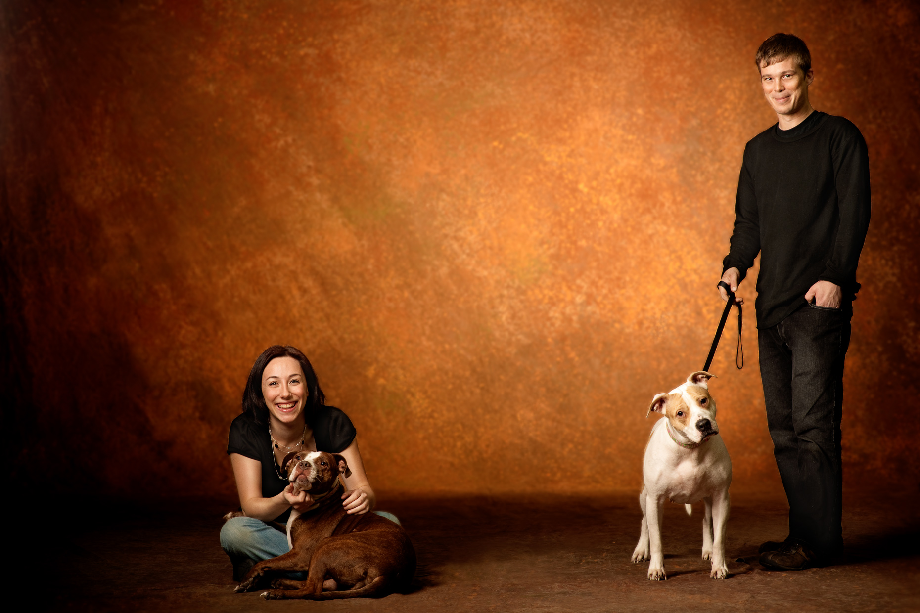 Man and Woman with Dog | Commercial Photographer
