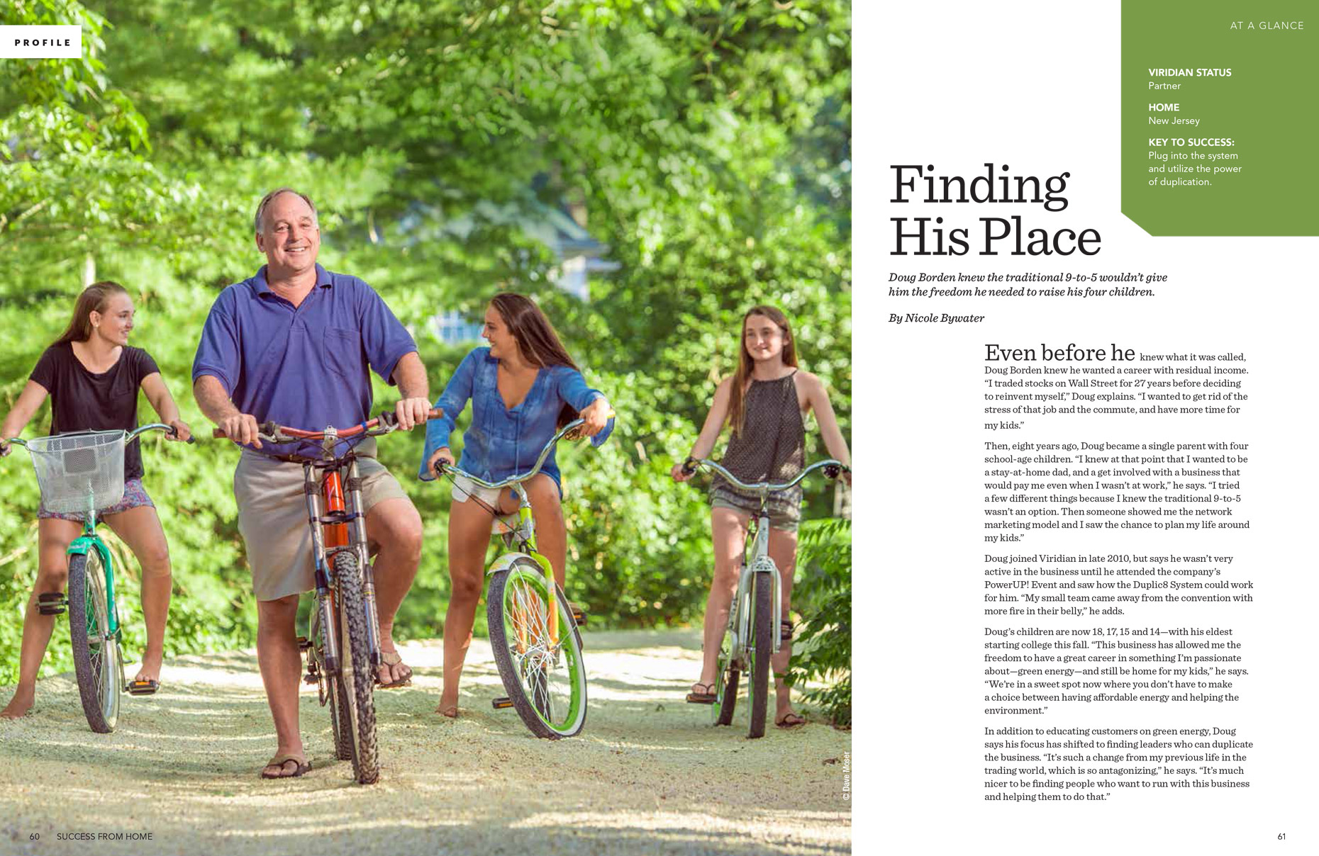 Doug Borden | Viridian editorial | SUCCESS